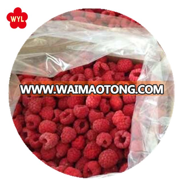 2018 new season Laser sort IQF Frozen raspberry